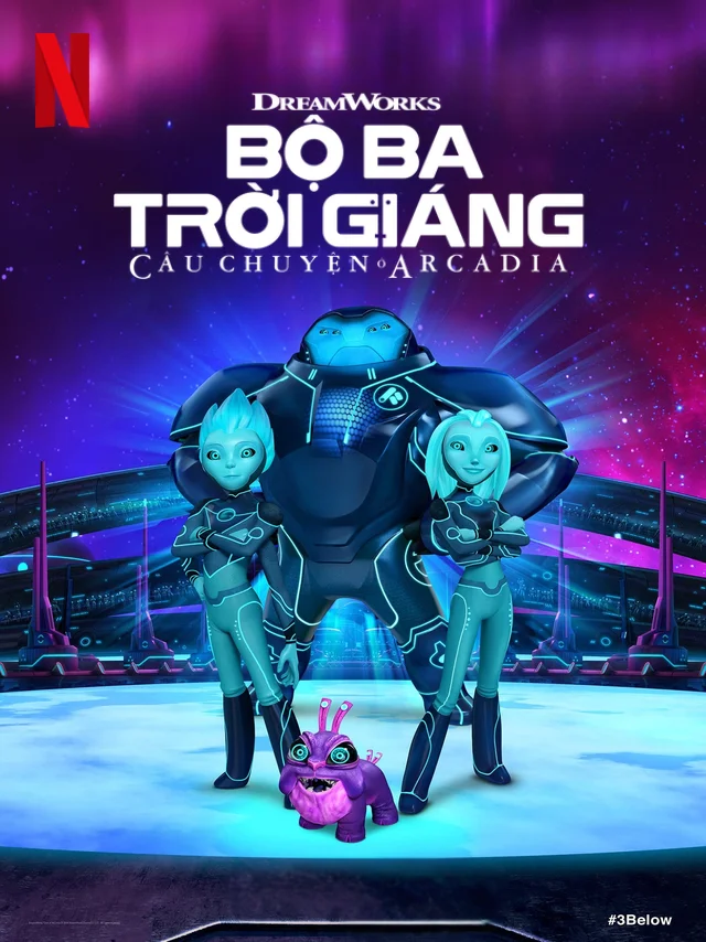 Bộ Ba Trời Giáng: Câu Chuyện ở Arcadia Netflix Lồng Tiếng