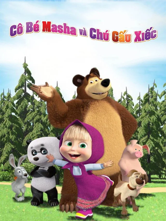 Cô Bé Masha Và Chú Gấu Xiếc | Cô Bé Siêu Quậy Và Chú Gấu Xiếc | Masha và bạn Gấu (Phần 2) HTV3 Lồng Tiếng