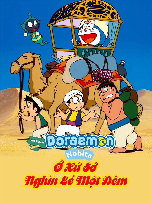 Doraemon Movie 12: Nobita Ở Xứ Sở Nghìn Lẻ Một Đêm HTV3 Lồng Tiếng
