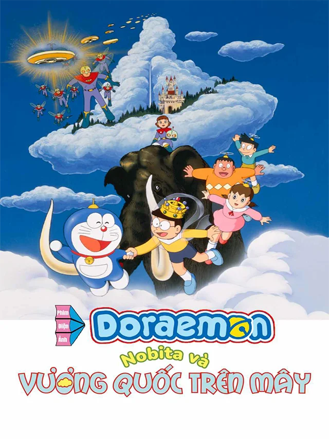 Doraemon Movie 13: Nobita Và Vương Quốc Trên Mây HTV3 Lồng Tiếng