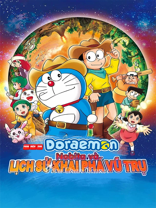 Doraemon Movie 29: Nobita Và Lịch Sử Khai Phá Vũ Trụ HTV3 Lồng Tiếng