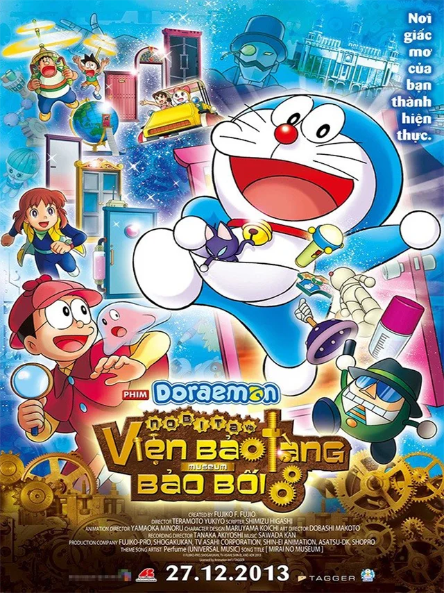 Doraemon Movie 33: Nobita Và Viện Bảo Tàng Bảo Bối HTV3 Lồng Tiếng