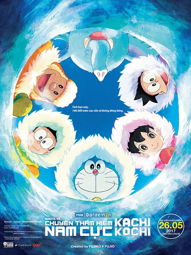 Doraemon Movie 37: Nobita Và Chuyến Thám Hiểm Nam Cực Kachi Kochi Lồng Tiếng