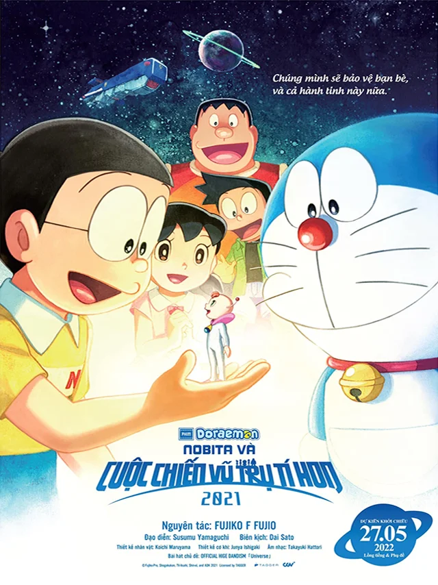 Doraemon Movie 41: Nobita Và Cuộc Chiến Vũ Trụ Tí Hon 2021 Lồng Tiếng