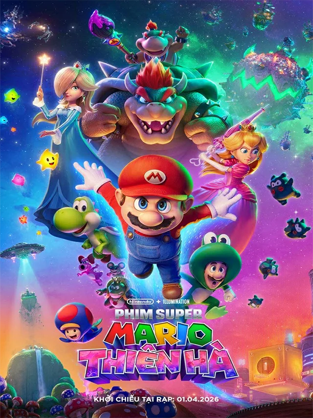 Phim Super Mario Thiên Hà Lồng Tiếng