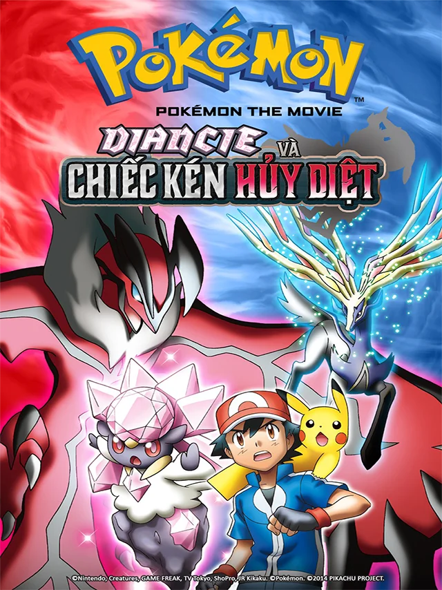 Pokémon Movie 17: Diancie Và Chiếc Kén Hủy Diệt HTV3 Lồng Tiếng