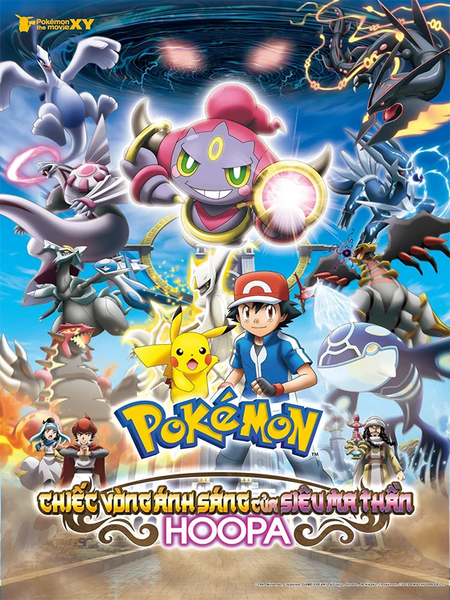 Pokémon Movie 18: Chiếc Vòng Ánh Sáng Của Siêu Ma Thần Hoopa HTV3 Lồng Tiếng