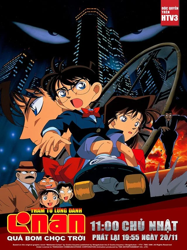 Thám Tử Conan Movie 1: Quả Bom Chọc Trời HTV3 Lồng Tiếng