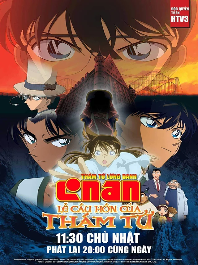 Thám Tử Conan Movie 10: Lễ Cầu Hồn Của Thám Tử HTV3 Lồng Tiếng