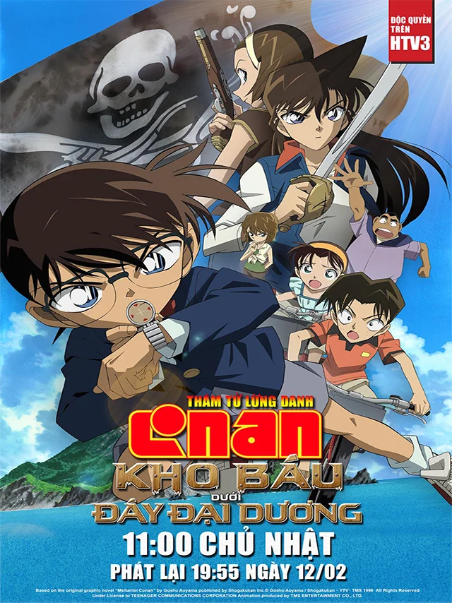 Thám Tử Conan Movie 11: Kho Báu Dưới Đáy Đại Dương HTV3 Lồng Tiếng