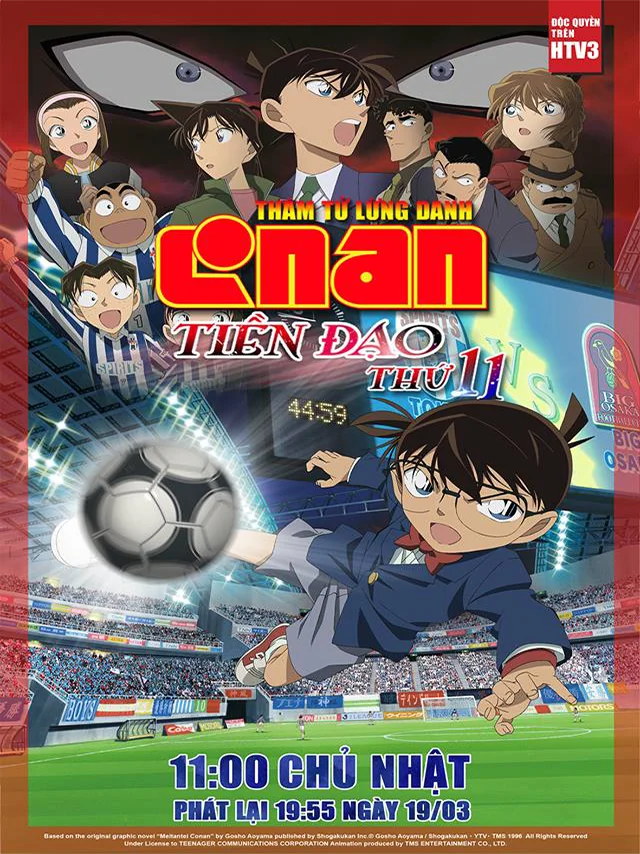 Thám Tử Conan Movie 16: Tiền Đạo Thứ 11 HTV3 Lồng Tiếng
