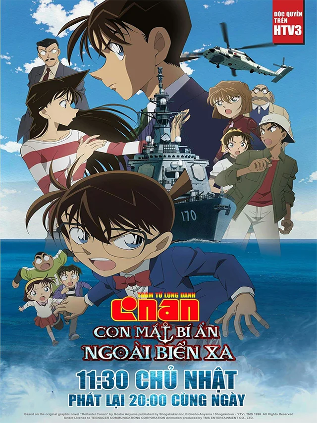 Thám Tử Conan Movie 17: Con Mắt Bí Ẩn Ngoài Biển Xa HTV3 Lồng Tiếng