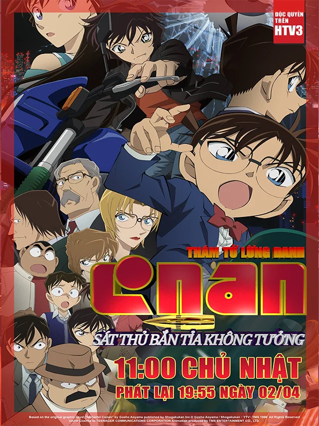 Thám Tử Conan Movie 18: Sát Thủ Bắn Tỉa Không Tưởng HTV3 Lồng Tiếng
