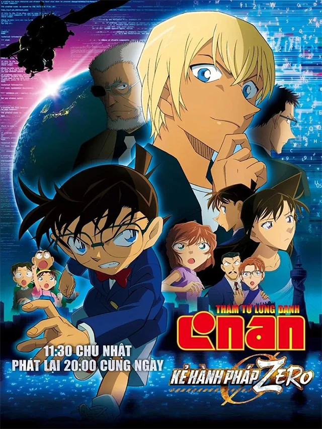 Thám Tử Conan Movie 22: Kẻ Hành Pháp Zero HTV3 Lồng Tiếng