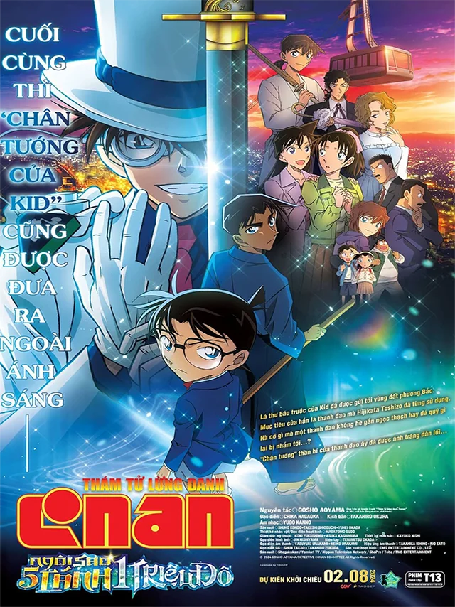 Thám Tử Conan Movie 27: Ngôi Sao 5 Cánh 1 Triệu ACE Lồng Tiếng