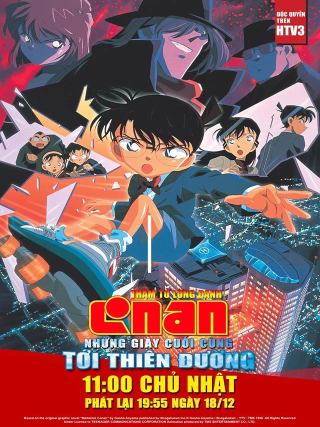 Thám Tử Conan Movie 5: Những Giây Cuối Cùng Tới Thiên Đường HTV3 Lồng Tiếng