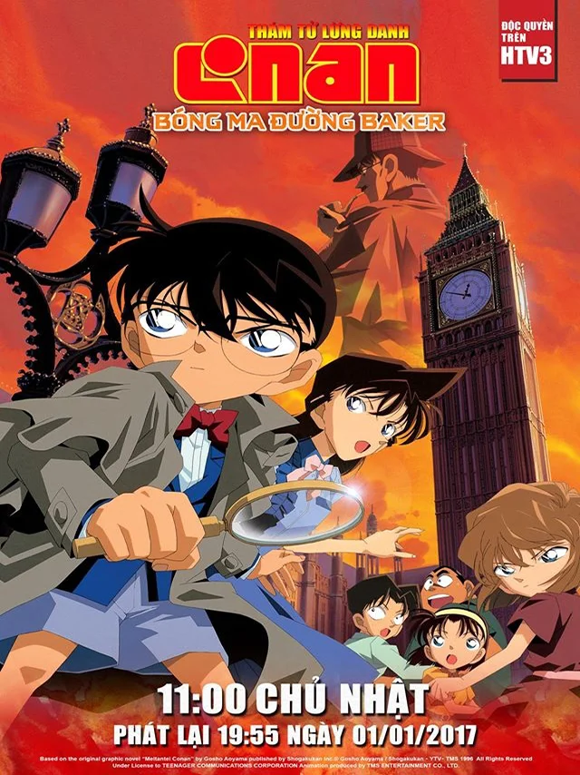 Thám Tử Conan Movie 6: Bóng Ma Đường Baker HTV3 Lồng Tiếng