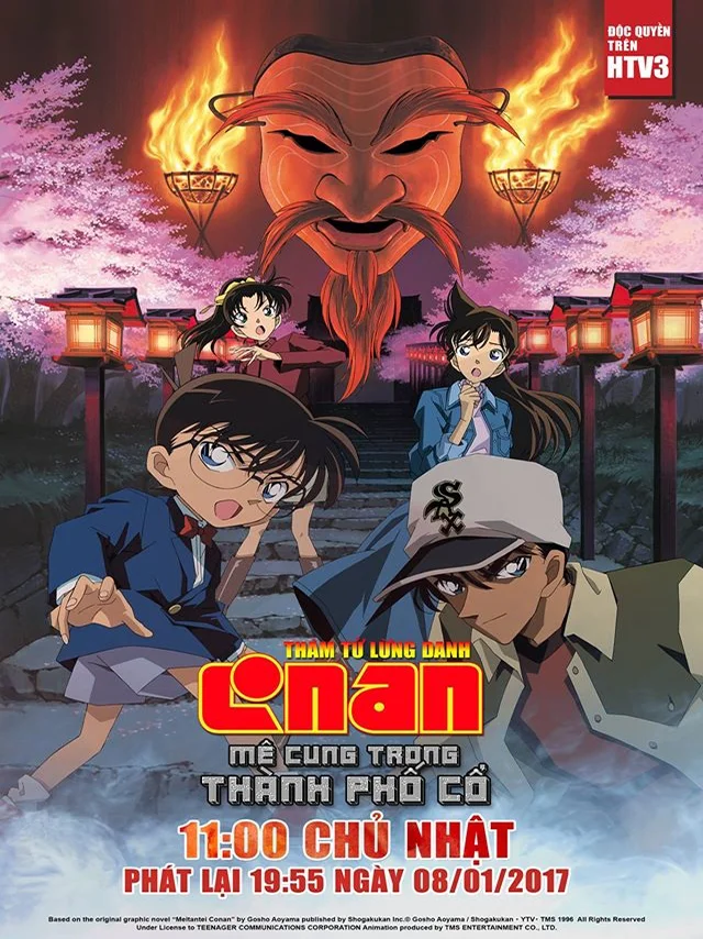 Thám Tử Conan Movie 7: Mê Cung Trong Thành Phố Cổ HTV3 Lồng Tiếng